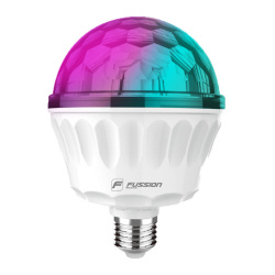 Fussion Acustic Foco LED Bluetooth con Bocina Integrada LDB-0012, RGB, Base E27, Blanco 