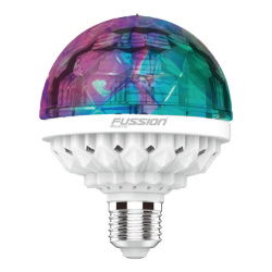 Fussion Acustic Foco LED Giratorio LDB-0020, RGB, Base E27, Blanco 
