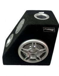Fussion Acustic Bocina Cajón para Auto OUT-CAJON-FUS-6PULG-B DER, 30W RMS, 3 Vías, 6'', Negro 