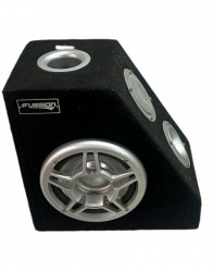 Fussion Acustic Bocina Cajón para Auto OUT-CAJON-FUS-6PULG-B IZQ, 30W RMS, 3 Vías, 6'', Negro 