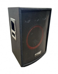 Fussion Acustic Bafle Pasivo OUT-PBS-2002, Alámbrico, 1200W PMPO, 80W RMS, Negro 
