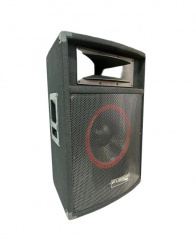 Fussion Acustic Bafle Pasivo OUT-PBS-2012, Alámbrico, 1200W PMPO, 80W RMS, Negro 