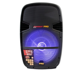Fussion Acustic Bafle PBS-1004, Bluetooth, Inalámbrico, 150W RMS, 20.000W PMPO, USB, Negro - incluye Tripié/Micrófono 