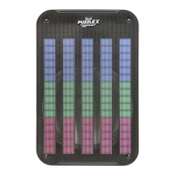Fussion Acustic Bafle PBS-12PUZZLE X, Bluetooth, Inalámbrico, 30.000W PMPO, USB, Negro 