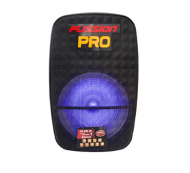 Fussion Acustic Bafle PBS-15011,15”, Bluetooth, Inalámbrico, 20.000 PMPO, Negro ― incluye Micrófono y Tripie 