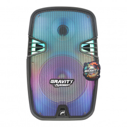 Fussion Acustic Bafle PBS-15 GRAVITY, Bluetooth, Inalámbrico, 40.000W PMPO, USB, Negro 
