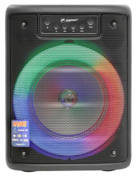 Fussion Acustic Bafle PBS-8039, 8”, Bluetooth, Inalámbrico, 6000W PMPO, Negro 