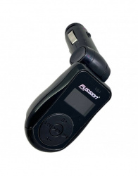 Fussion Acustic Transmisor de Audio para Auto RF-1514BK, USB-A, AUX, Negro 