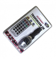 Fussion Acustic Transmisor FM de Audio para Auto RRF-1511SL, Gris 