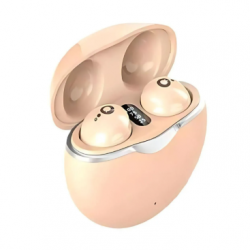 Gadgets One Audífonos Intrauriculares ET007, Inalámbrico, Bluetooth, USB-C, Rosa 