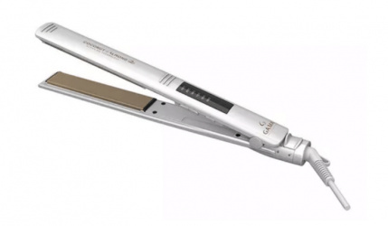 Gama Italy Plancha para Cabello Elegance Coconut & Almond, 230 °C, Blanco 