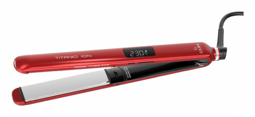 Gama Italy Plancha para Cabello CP14, 230 °C máx., Titanio, Rojo 