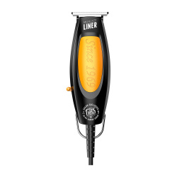 Gama Italy Recortadora de Cabello Absolute Liner, 3 Peines, Negro/Amarillo 