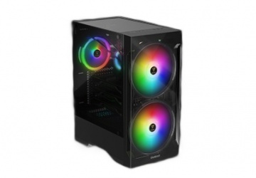 Gabinete Gamdias Apollo E2 con Ventana RGB, Midi-Tower, Mini-ITX/Micro ATX/ATX, USB 3.0, sin Fuente, Negro 