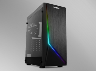 Gabinete Gamdias ARGUS E1, Midi-Tower, ATX/Micro-ATX/Mini-ITX, USB 2.0/3.0, sin Fuente, 1 Ventilador Instalado, Negro  