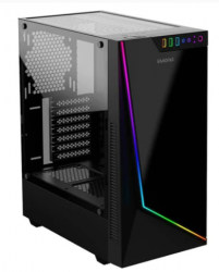 Gabinete Gamdias ARGUS E3 con Ventana, Midi-Tower, ATX/Micro ATX/Mini-ITX, USB 2.0/3.0, sin Fuente, 1 Ventilador Instalado, Negro 