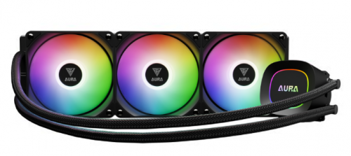 Gamdias GL360 LITE Enfriamiento Líquido para CPU, 3x 120mm, hasta 1800RPM, Negro 