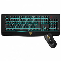 Kit Gamer de Teclado y Mouse Gamdias Ares 7 Color Essencial incluye Ares 7 Color + Erebos Le, Alámbrico, USB, Negro (Español) 