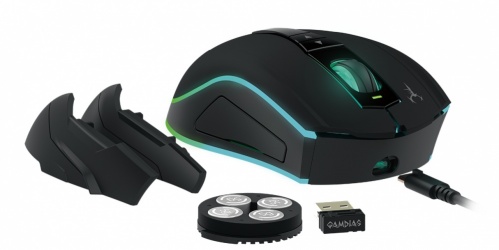 Mouse Gamer Gamdias Óptico Hades M1, Inalámbrico, USB, 10.800DPI, Negro 