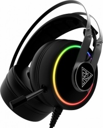 Gamdias Audífonos Gamer HEBE P1A RGB 7.1, Alámbrico, 2.5 Metros, USB, Negro 