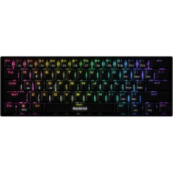 Teclado Gamer Gamdias HERMES E3 LED RGB, Teclado Mecánico, Switch Blue, Alámbrico, USB, Negro, Inglés 