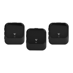 Game Factor Kit Micrófono de Solapa MCL650, Inalámbrico, USB C, Negro 