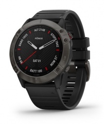 Garmin Reloj Deportivo Fenix 6X Zafiro, GPS, GLONASS, Negro 