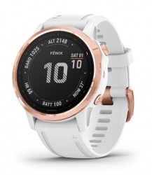 Garmin Smartwatch Fénix 6s Pro, GPS, Bluetooth, iOS/Android, Rosa/Dorado/Blanco - Resistente al Agua 