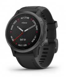Garmin Smartwatch Fenix 6s Pro Zafiro, GPS, Bluetooth, iOS/Android, Carbono - Resistente al Agua 