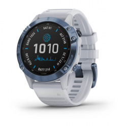 Garmin Smartwatch Fenix 6 Pro Solar, Touch, Bluetooth, Android/iOS, Blanco - Resistente al Agua 