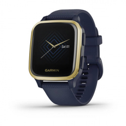 Garmin Smartwatch Venu SQ, Bluetooth 4.0, Azul Marino/Oro -  Resistente al Agua 