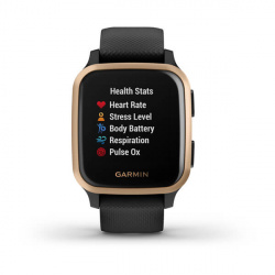 Garmin Smartwatch Venu SQ Music, Touch, Bluetooth, Android/iOS, Negro - Resistente al Agua 