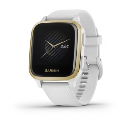 Garmin Smartwatch Venu SQ, Touch, Bluetooth, Android/iOS, Blanco - Resistente al Agua 