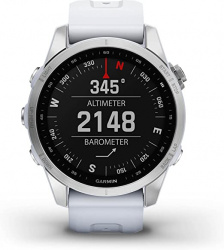 Garmin Smartwatch Fenix 7S, Touch, GPS, Bluetooth, Android/iOS, Plata - Resistente al Agua 