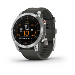 Garmin Smartwatch Epix Gen2, GPS, Bluetooth, iOS/Android, Plata/Gris - Resistente al Agua 