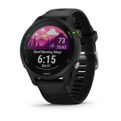 Garmin Smartwatch Forerunner 255 Music, Bluetooth, Android/iOS, Negro - Resistente al Agua 