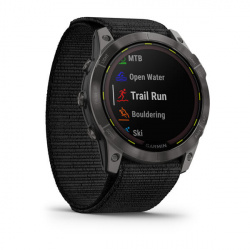 Garmin Smartwatch GPS Enduro 2, Touch, Carga Solar, Bluetooth, Android/iOS, Negro - Resistente al Agua 