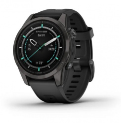 Garmin Smartwatch Epix Pro (Gen 2) Edición Sapphire, Touch, GPS, Bluetooth, 42mm, Android/iOS, Titanio/Negro - Resistente al Agua 