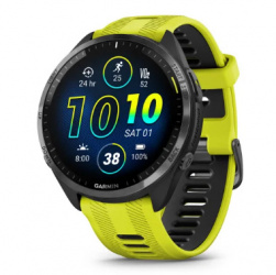 Garmin Smartwatch Forerunner 965, Touch, GPS, Bluetooth, Android/iOS, Amarillo/Negro - Resistente al Agua 