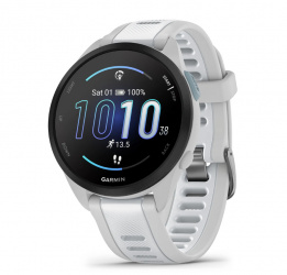 Garmin Smartwatch Forerunner 165, Touch, Bluetooth 4.0, Android/iOS, Gris Niebla/Blanco Piedra 