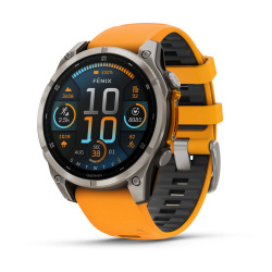 Garmin Smartwatch Fenix 8, AMOLED, Android/iOS, Amarillo - Resistente al Agua 