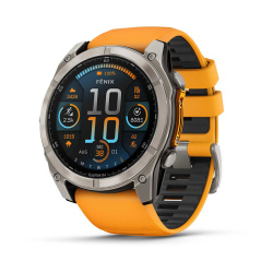 Garmin Smartwatch Fenix 8, AMOLED, Android/iOS, Amarillo - Resistente al Agua 