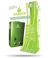 Gaxeco Calentador de Agua ECO6000HV-N, Gas Natural., 360 Litros/Hora, Verde 