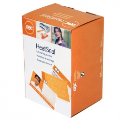 GBC Micas 1204, Paquete de 100 Piezas, Tamaño Credencial 6.5 x 9.5cm, Transparente 