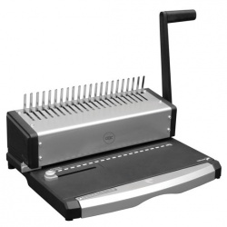 GBC Encuadernadora y Perforadora Manual Kombo Basic para Arillo Plástico, Paso 2:1 