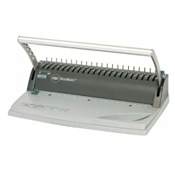 GBC Encuadernadora y Perforadora Manual P5009, Arillo Plastico, Gris 