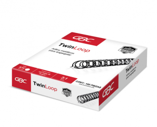 Gbc Arillo de Metal 9/16'', Paquete de 100 Piezas, hasta 120 Hojas 