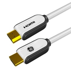 General Electric Cable HDMI Macho - HDMI Macho, 10.2 Gbit/s, 1.8 Metros, Negro/Blanco 