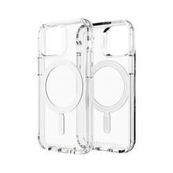 Gear4 Funda Crystal Palace con MagSafe para iPhone 13 Mini, Transparente 