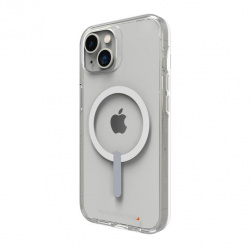 Gear4 Funda Crystal Palace Snap con MagSafe para iPhone 14, Transparente 